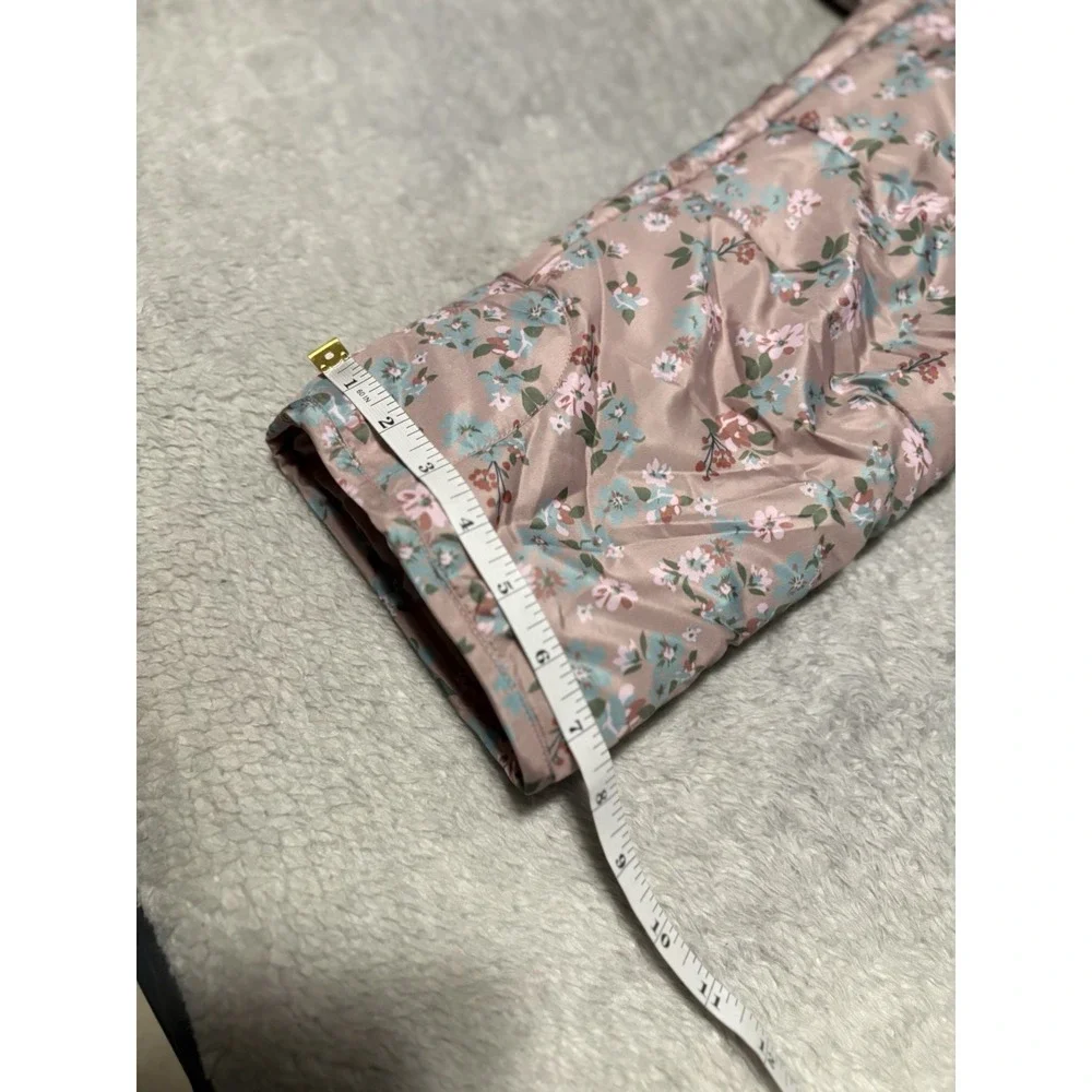 New Tahari Girls Size 5 Pink Floral Snow Bibs‎ Pants New